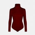 Vera Morelle Turtle Neck Long Sleeve Bodysuit Top